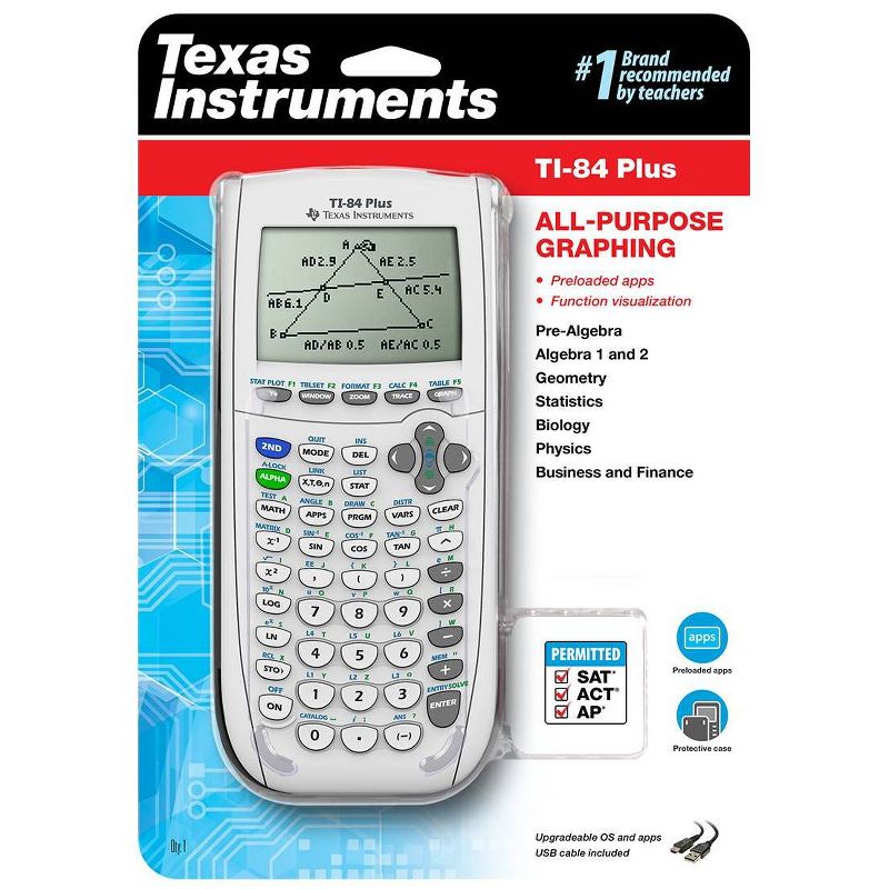Texas Instruments 84 Plus Graphing Calculator - White, 4 of 5