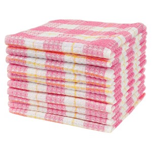 Unique Bargains Reusable Absorbent Cotton Clean Cloths 14" x 16" - 1 of 4