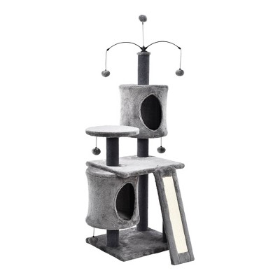 Cat Craft Condo Duplex Cat Playset - Gray - 53"