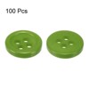 Unique Bargains Resin DIY Craft Flat 4-Hole Sewing Buttons 100 Pcs - 3 of 4