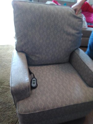 Best chairs custom kersey swivel glider recliner in charcoal hot sale