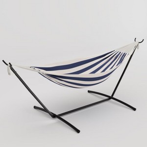 COZONY Double 2 Person Hammock with Stand, 450lbs Capacity, Indoor Outdoor Hammock with Steel Frame & Carry Bag, Tropical Style - 1 of 4