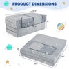 Infans 3-in-1 Baby Fold out Sofa with Removable & Machine Washable Flannel Cover - 2 of 4