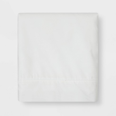 Queen 300 Thread Count Ultra Soft Fitted Sheet White - Threshold™