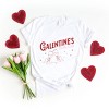Galentine's Social Club Glitter - Women's Short Sleeve Graphic T-Shirt - 3 of 4