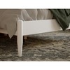 AFI Furnishings Pasadena 14 in Full Platform Bed Frame in White - 2 of 4