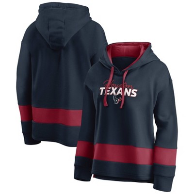 NFL Women's Long Sleeve Scrimmage Hoodie, Size X-Large, Texans