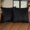 Mina Victory Sofia Velvet Lines 18" x 18" Set of 2 Indoor Throw Pillow - 2 of 4
