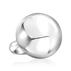 Ross-Simons Italian Sterling Silver Dome Bead Ring - 1 of 4