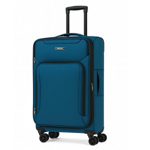 World Traveler Dejuno Jasper 20-Inch Carry-On Lightweight Expandable Spinner Luggage - 1 of 4