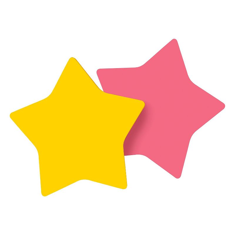 Post-it Die-Cut Shaped Notepads 2.6" x 2.6" Assorted Colors Star-Shaped 7350-STR, 2 of 6