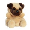 Aurora Mini Frankie Pug Palm Pals Adorable Stuffed Animal Brown 4.5" - 2 of 4