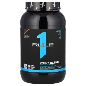 Rule One Proteins Whey Blend, Protein Powder Drink Mix, Chocolate Peanut Butter, 1.96 lb (888 g) - 1 of 2