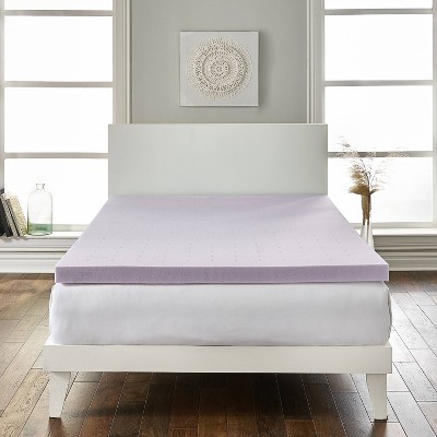 Lavender Infused Queen Memory Foam Mattress Topper, 2-Inch