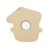 Unique Bargains Decorative Magnets Magnetic Fridge Sticker Irregular Shape Eldest Resin Brown Beige 1Pc - 3 of 3