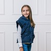 Hope & Henry Girls' Hooded Puffer Vest, Kids - 2 of 4