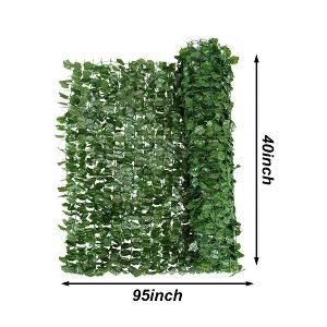 Aghana Digitals PE Artificial Ivy Hedge Screen, Decorative Privacy Fence with Tightly Attached - 1 of 4