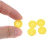 Unique Bargains Resin Snap Fastener Round Flat 4-Hole Sewing Buttons 10 Pcs - 4 of 4