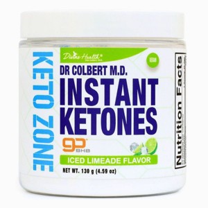 Divine Health Instant Ketones Powered by goBHB Drink Mix Powder - Sugar Free Iced Limeade Flavor - 4.59oz - 1 of 4