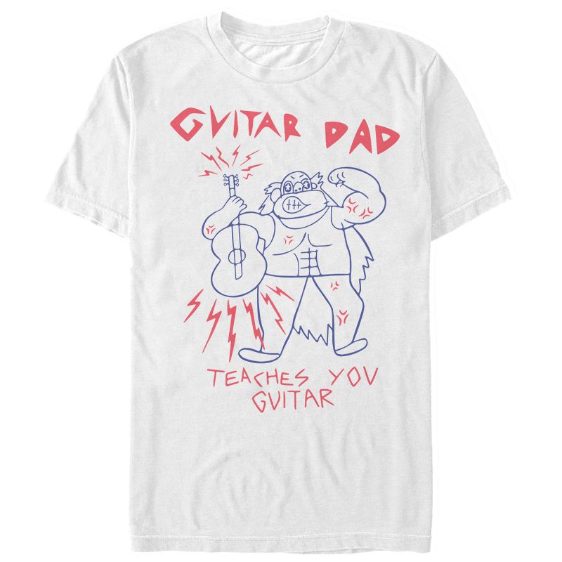 Men's Steven Universe Guitar Dad Advertisement T-Shirt, 1 of 5