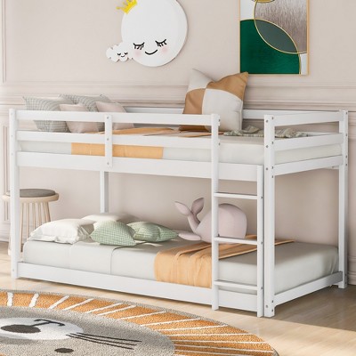 Twin floor on sale bunk bed