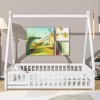 YOOCOZZ Full Size Tent-shaped Bed with Safety Guardrails and Door - 2 of 4