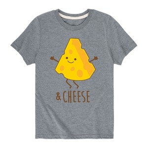 Boys' - Instant Message - Mac And Cheese: Cheese Short Sleeve Graphic T-Shirt - 1 of 4