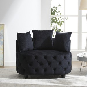 APRILSOUL Accent Chair Classical Barrel Chair for living room Modern Leisure Chair - 1 of 4