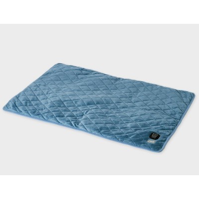 Pure Enrichment WeightedWarmth 2-in-1 Weighted Body Pad with Warmer - 2lbs - 20" x 12" - Blue