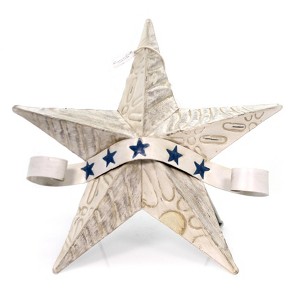 Jim Shore 9.0 Inch Patriotic Barn Star Hanging Free Standing  Rivers End Decorative Sculptures - 1 of 3
