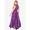 Jessica London Women's Plus Size Georgette Flyaway Maxi Dress - 3 of 4