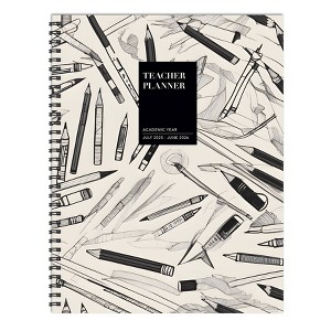 TF Publishing July 2025 - June 2026 Vintage Ink & Lead Teacher and Home School Lesson Planning Book - 1 of 4