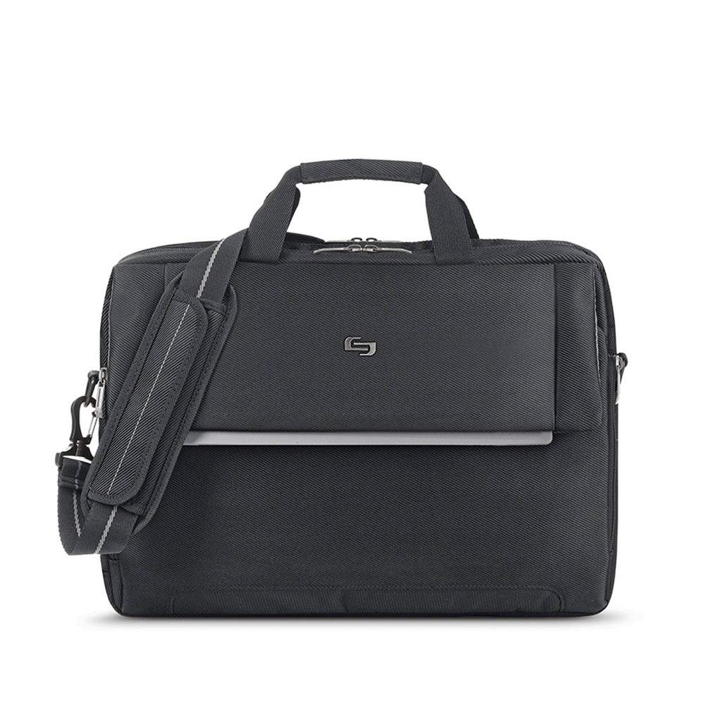 Photos - Business Briefcase AL-KO Solo New York Chrysler 17.3" Laptop Briefcase - Black 