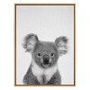 Sylvie Koala And Portrait By Simon Te Tai Framed Wall Canvas - Kate & Laurel - 2 of 4