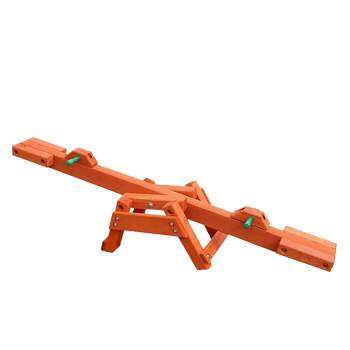Gorilla Playsets Wooden See-Saw - 96 in. W x 20 in. D x 20 in. H, Supports up to 200 lbs per Seat