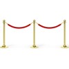 Unique Bargains Hotel Adjustable Crowd Control Stanchion Rope with Snap Hooks - 3 of 4