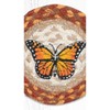 Earth Rugs Monarch Round Large Coaster 7" – Handcrafted Braided Jute Drink Coaster - 3 of 3