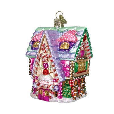 Old World Christmas 3.75 In Cupcake Cottage Ornament Gingerbread Tree Ornaments