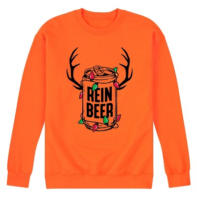 Men's - Instant Message - Christmas Reinbeer Graphic Fleece Sweatshirt