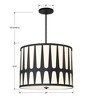 Crystorama Lighting Royston 5 - Light Pendant in  Black - 2 of 4