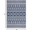 Boho Area Rug – Soft, Non-Slip, Washable, Geometric Indoor Carpet for Living Room, Bedroom, Kitchen, Home Office - 2 of 4