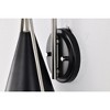 Nuvo Lighting Admiral 1 - Light Sconce in  Matte Black/Brushed Nickel - 4 of 4