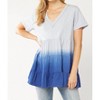 Women's Ombre Tiered Top - entro - 4 of 4
