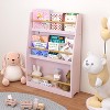 NicBex Multi-Functional Kids Bookshelf & Toy Storage Organizer Versatile Storage Solutions for Playroom, Bedroom & Classroom Organization - 3 of 4