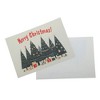 Unique Bargains Christmas Greeting Card Green Beige White 4.5x3.1 Inch 10 Pcs - 4 of 4