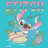 Girl's Lilo & Stitch Surfing Stitch T-Shirt - 2 of 4