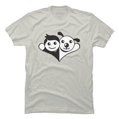 Men's Design By Humans Doggy Friend By graphicganga T-Shirt