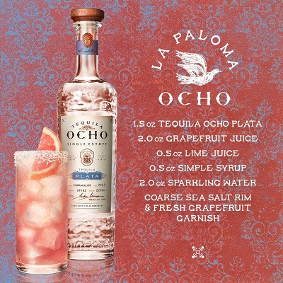 Tequila Ocho Plata Tequila - 750ml Bottle