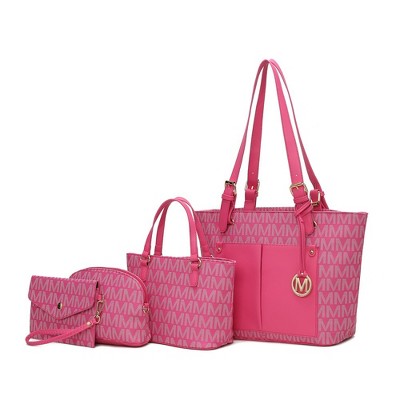MKF Collection Havenly Women’s Tote Bag, Mini Tote Bag, Pouch and Wallet by Mia K