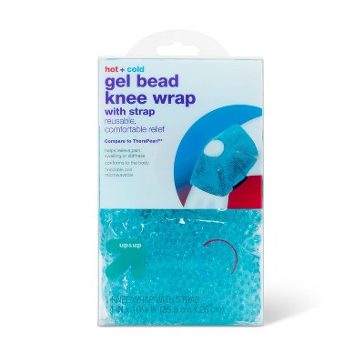 14"x10.25" Hot + Cold Gel Bead Knee Wrap with Strap - up & up™